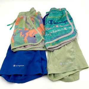 Girls Set of Champion Built-In Brief Shorts